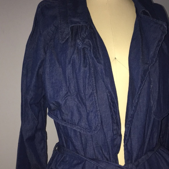 Lightweight Denim Trench - Picture 2 of 4